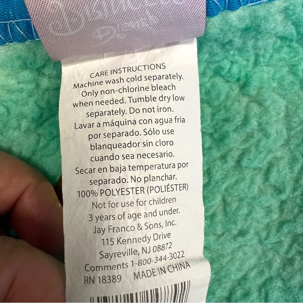 Disney Princess The Little Mermaid Y2K Fleece Blanket 61”x79.5”